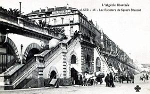 Alger - Escaliers du Square Bresson
